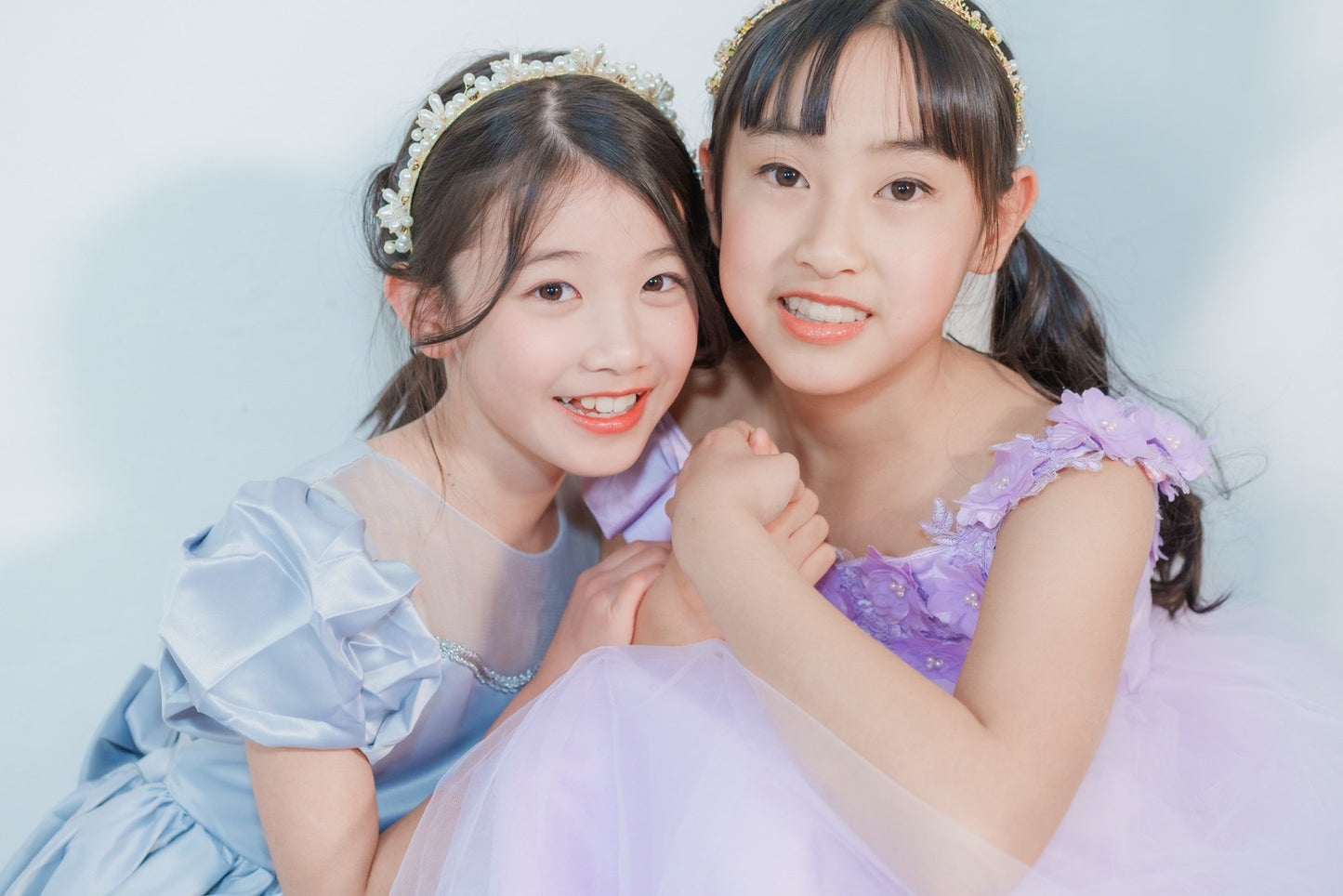 ショルダーリボンフワラードレス