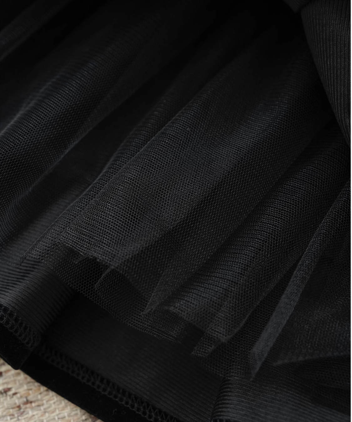 ドールカラーランタンスリーブベルベットワンピース