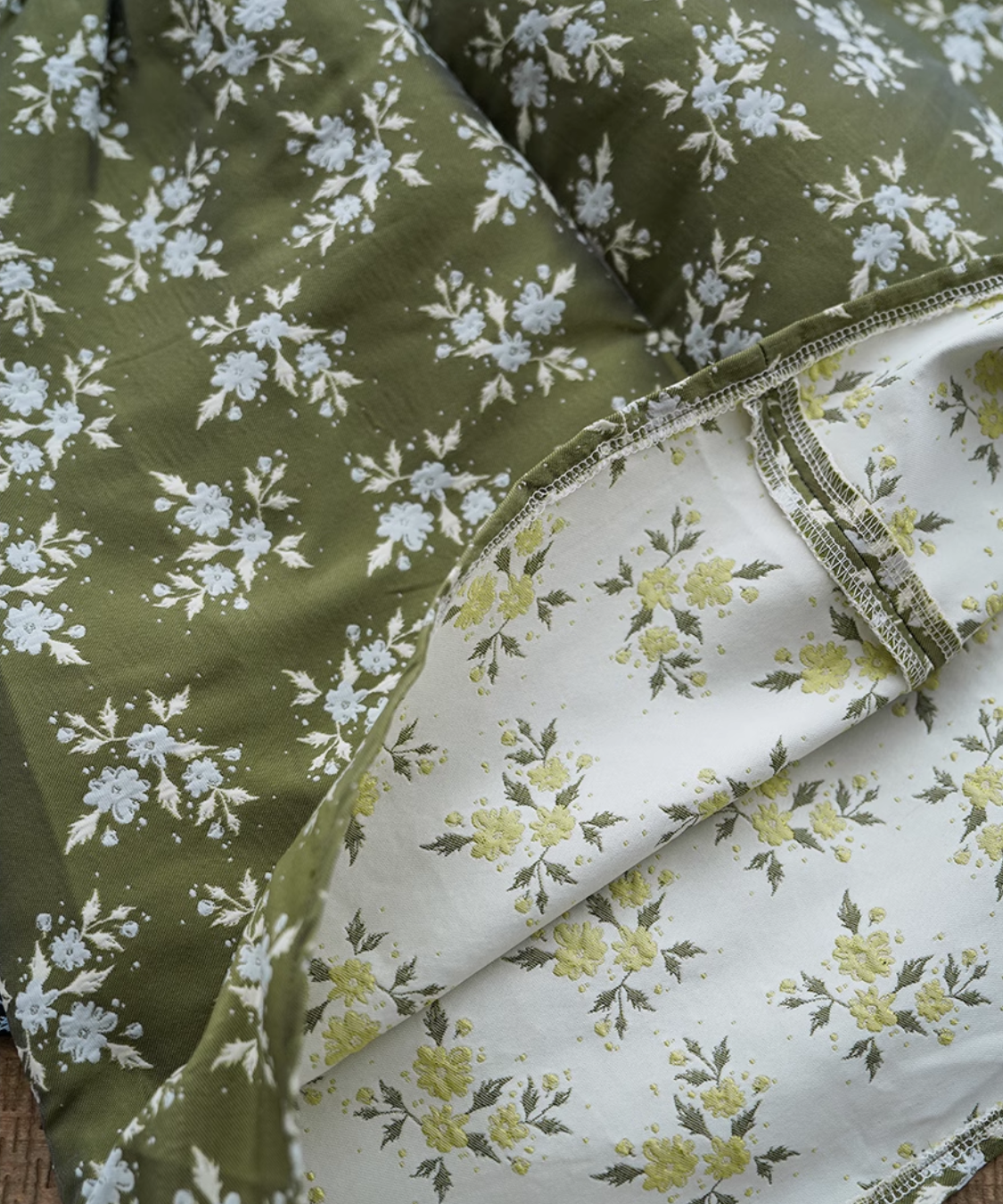 レトロフラワージャカードワンピース