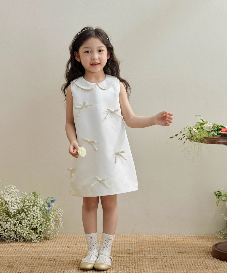 ドールカラーボックスリボンワンピース