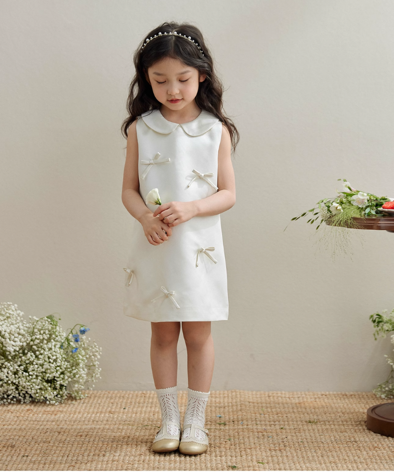 ドールカラーボックスリボンワンピース