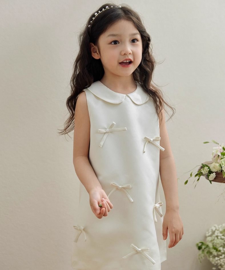 ドールカラーボックスリボンワンピース
