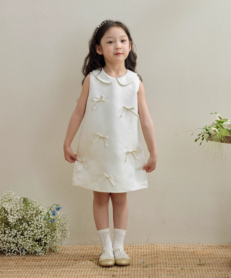 ドールカラーボックスリボンワンピース