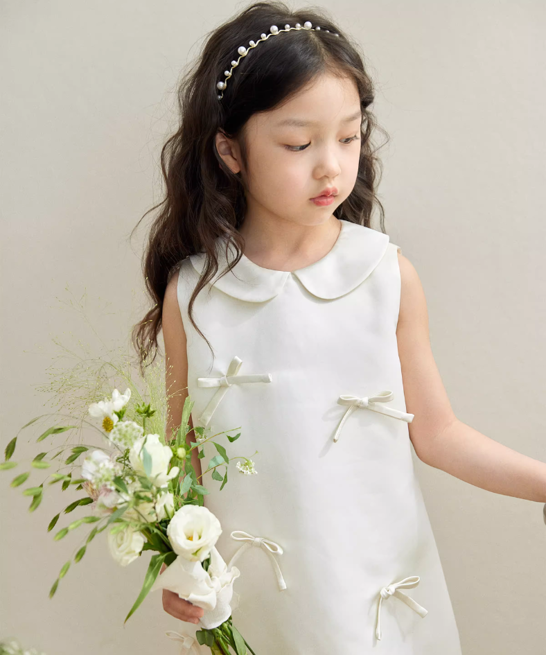 ドールカラーボックスリボンワンピース