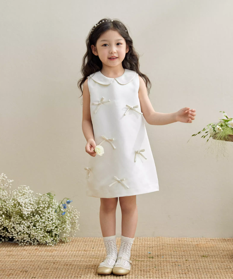 ドールカラーボックスリボンワンピース