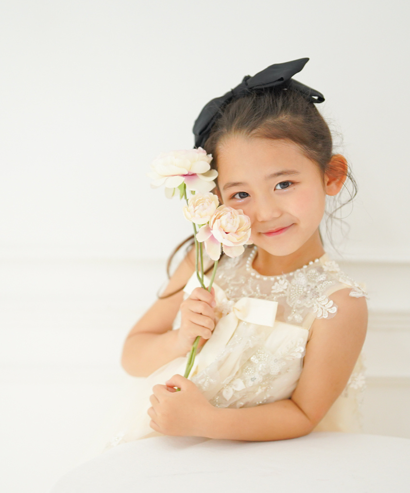 ホワイトリボンドレス