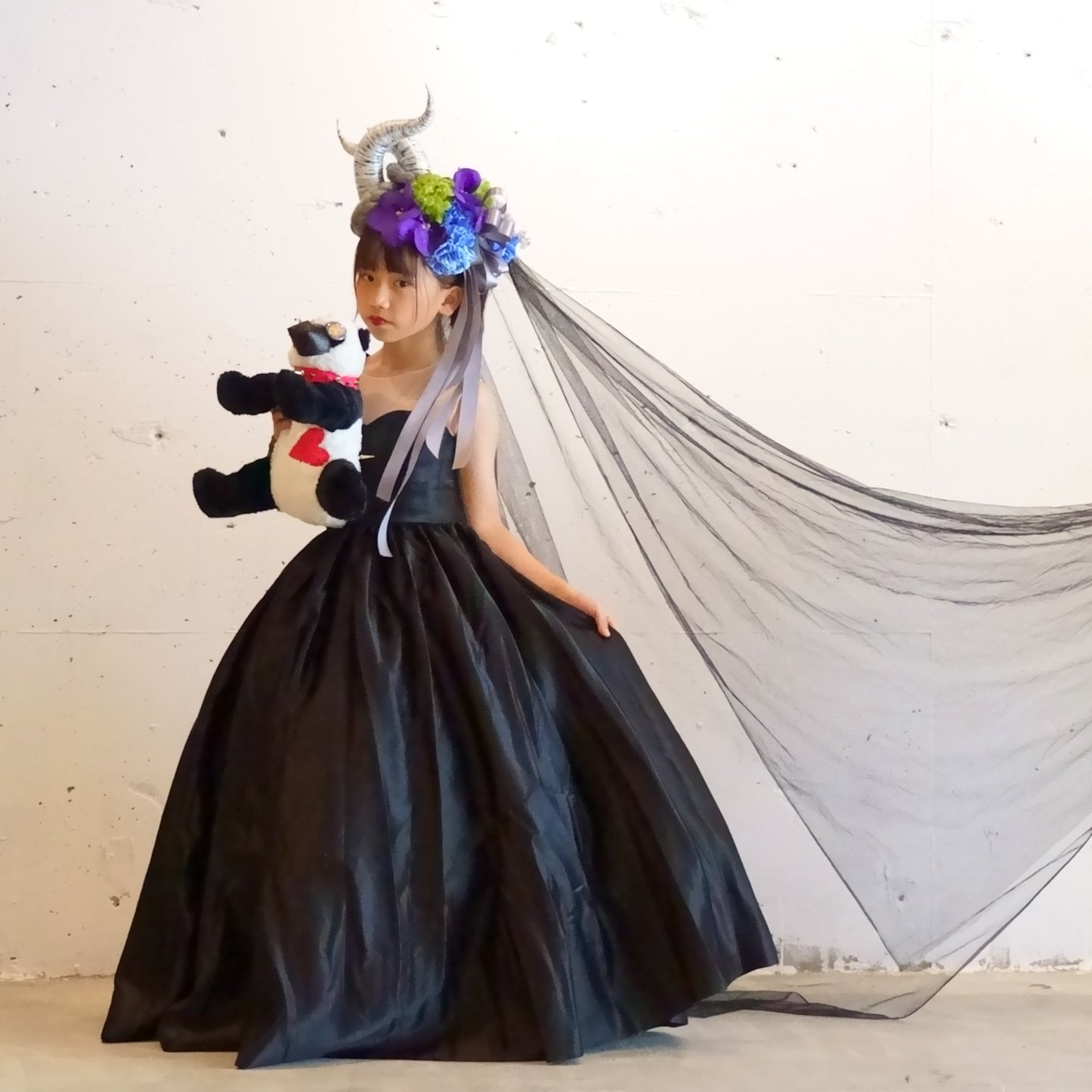 クラシックワンショルダードレス