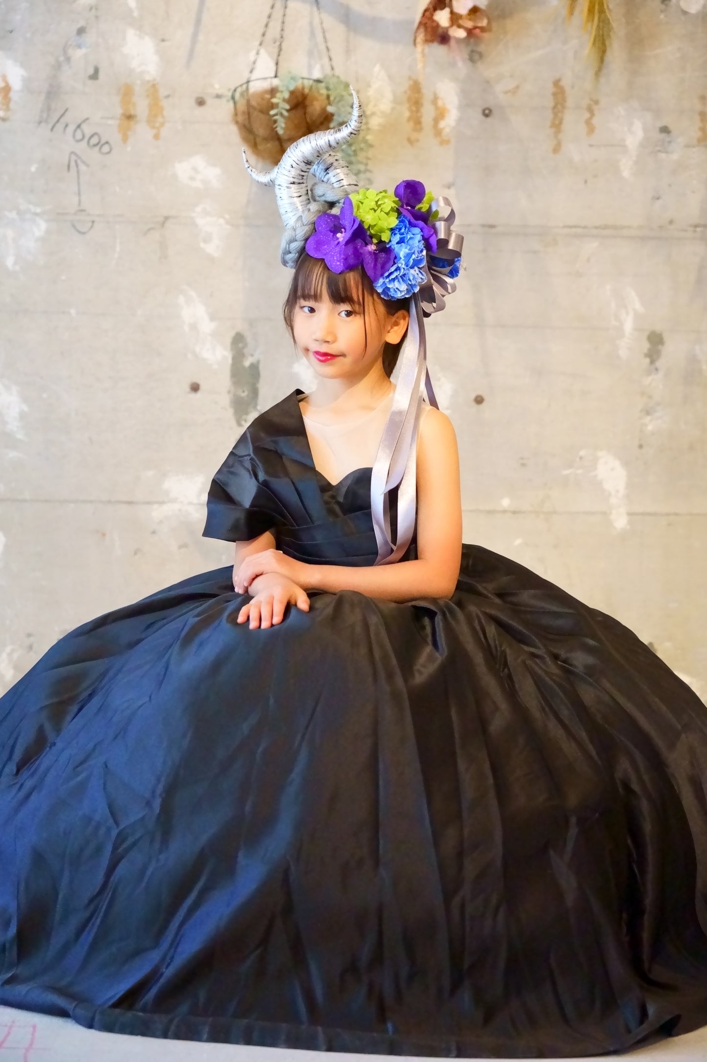 クラシックワンショルダードレス