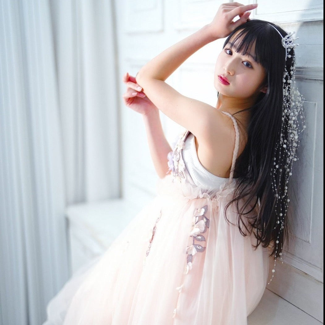 Puffy フラワーワンピースドレス