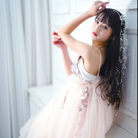 Puffy フラワーワンピースドレス