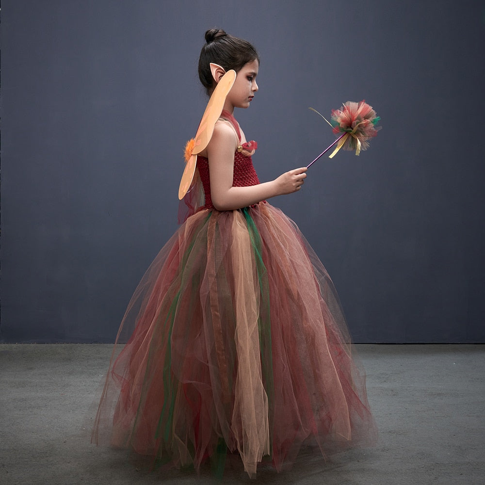 森の妖精 羽付きチュチュドレス