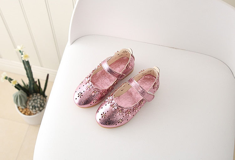 フラワーモチーフシューズ