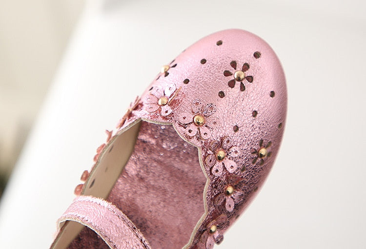 フラワーモチーフシューズ